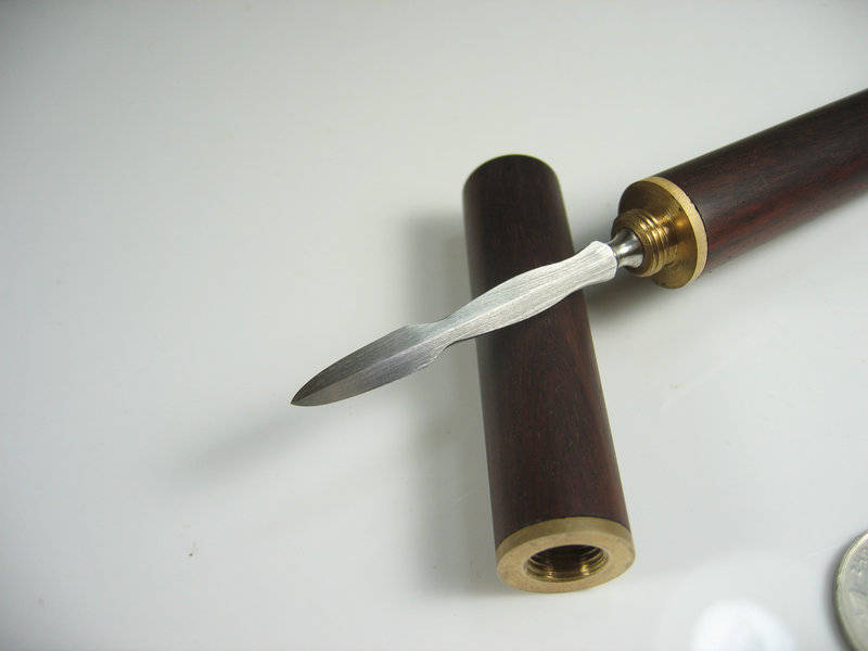 普洱精品新款<em>束腰姑娘</em>式茶刀--老红木老挝红