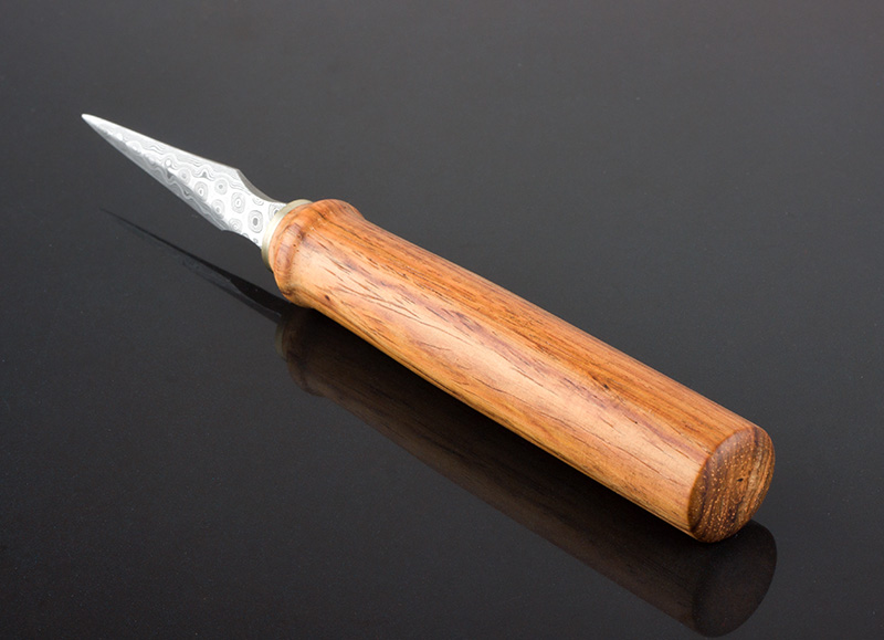 越南黄花梨大马士革茶刀